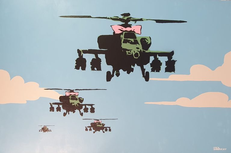 Mrs Banksy Happy Chopper